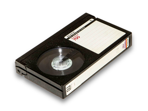 An Image of a BetaMax cassette